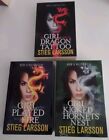 Stieg Larsson Millennium Trilogy Complete Film Tie-in Covers Girl Dragon Tattoo