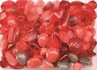 Mix perle di vetro rosso 75gr