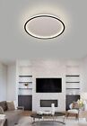Plafoniera led da soffitto 43w lampadario tondo cerchio design moderno luce