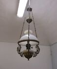 ANTICO LAMPADARIO LIBERTY EPOCA PIMI 900 SALI SCENDI CHINCHEN A CARRUCOLA 3469