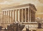 Nîmes La Maison carrée vers 1942 Gard Provence France