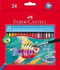 PASTELLI ACQUERELLABILI FABER CASTELL CF. 24 PZ.