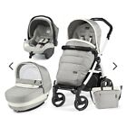 Peg Perego Modular Trio Book 51 S con passeggino, carrozzina, Ovetto + accessori