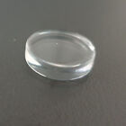 NEW ROUND CRYSTAL CLEAR FLAT GLASS CABOCHONS 25mm & 18mm C25