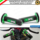 MANOPOLE MANUBRIO MOTO CROSS NERO VERDE PER BMW HP2 2006-2009 ENDURO