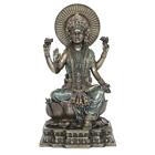 Lakshmi (Statua 6 " Indù Indiano Ricchezza Divinità di Qualità Bronzo Resin