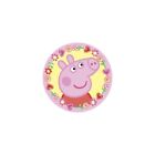 Cialda Ostia Peppa Pig Rosa Maialino Tonda Torta Decorazioni Dischi Commestibile