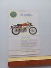 Benelli 125 Leoncino Scrambler 1968 depliant italiano originale