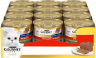 Purina  Gold Mousse Cibo Umido per Gatti Con Manzo, 24 Lattine Da 85G