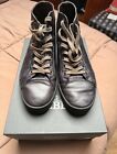 Scarpe sneakers hogan rebel marrone riflessi blu size  42,5