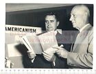 ORIGINAL PRESSEFOTO: BRAINSTORMING - CARTER L BURGESS & GENERAL JOHN E HULL