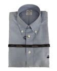 BROOKS BROTHER S  Sport REGENT  - collo Button Down in Oxford  Azzurro