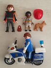 PLAYMOBIL LOTTO POLIZIOTTO SU MOTO + VARI LOOSE