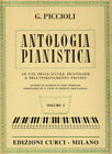 PICCIOLI Antologia Pianistica Volume 1 METODO PER PIANOFORTE ed. CURCI