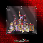 TECA IN PLEXIGLASS ACRILICO-SHOWCASE-TECA LEGO 43196-CASTELLO BELLE E LA BESTIA