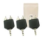 3 x Sdoppiatore Mini Jack 3,5 mm a 2 prese RCA Mono Signal Splitter (u2X)