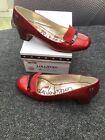 Ladies Womens LOLLIPOPS (Paris) Red Shoes, Eu 39, Uk 6, New In Box