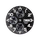 7750 VALJOUX - CHRONO - ZIFFERNBLATT - ARMBANDUHR - ZIFFERBLATT DIAL - CARBON