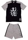 JUVENTUS PIGIAMA CORTO JUNIOR IN FRESCO COTONE JERSEY 15054 NERO ANNI 12