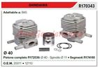 Cilindro pistone segmenti SHINDAIWA decespugliatore B45 R170343