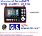 MISURATORE DI CAMPO COMBO DVB-T/T2 DVB-S/S2  10BIT ANALIZZATORE DI SPETTRO HD