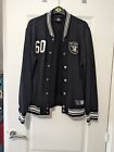 NFL Raiders Varsity Jacket. Oakland Raiders. Size Uk Mens Large