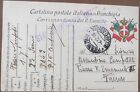 1916 CARTOLINA PRIMA GUERRA MONDIALE FRANCHIGIA 134° GENIO