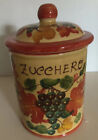 Ceramica Artistica Buove Creazioni Italian Sugar Canister - Zucchero