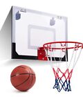 Goplus Anello Canestro da Basket, con Tabellone da Esterno, Appeso a Porta/Muro,