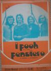 I POOH PENSIERO SPARTITO SHEET MUSIC 1971 ORIGINALE