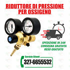 Riduttore di pressione Oxyturbo Mini Ossigeno a 2 manometri