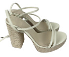 House Of Harlow 1960 Ivory X Revolve Valerie Platform Women’s Heels UK 7