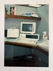 Vintage 1980 s Computer Work Station Desk Personal Computer IBM 3x5 Photograph