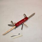 RARE VICTORINOX CAMPING HOFFRITZ RED MULTI-TOOL POCKET MULTI-TOOL