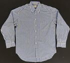 Valentino • Oliver Camicia 100% Cotton Shirt Size tg 43 made in Italy Tartan Blu