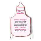 Grembiule cucina Curriculum della Mamma festa mamma personalizzabile