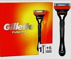 Rasoio + Gillette Fusion 5 Ricariche - X6 lamette di ricambio - Originali