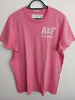 ABERCROMBIE & FITCH  MENS  XXL  2XL  PINK  T SHIRT   GOOD USED CONDITION