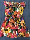 Abito Vestito Blugirl Blumarine Fiori Seta