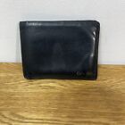 Calvin Klein men s black leather bi-fold wallet