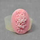 FLORAL cameo silicone mold cameo sugarcraft resin fimo polymer clay mould fimo