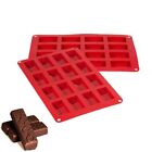 [2 o 4] STAMPI SILICONE PER DOLCI FORMATO 16 CIOCCOLATINI ROSSO 30,5x18x1 RO018