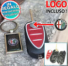 Guscio CHIAVE 3 Tasti + PORTACHIAVE con LOGO Alfa Romeo Mito Giulietta