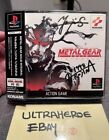 Metal Gear Solid Integral SIGNED Hideo Kojima  1998  + Yoji Shinkawa Japan Rare!