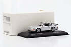 1:43 Porsche 911 964 Turbo 1990 silber metallic Minichamps