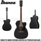 Ibanez PC14MHCE-WK Chitarra Acustica Elettrificata black Amplificata Nera 4/4