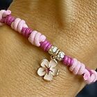 Dodo Pomellato Bracciale Ciondolo Fiore Di Ciliegio Rosa Tenue Fucsia Originale