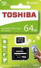 Micro SD XC Toshiba 16 32 64 128 256 GB M203 U1 Classe 10 Nuove Originali
