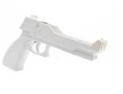 Fucile Compatibile Wii Pistola LightGun Perfect Shot Light Gun Bianco dhl006