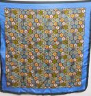 FOULARD 100% PURA SETA SILK VINTAGE DONNA GATTINONI (531) 86cm x 88cm